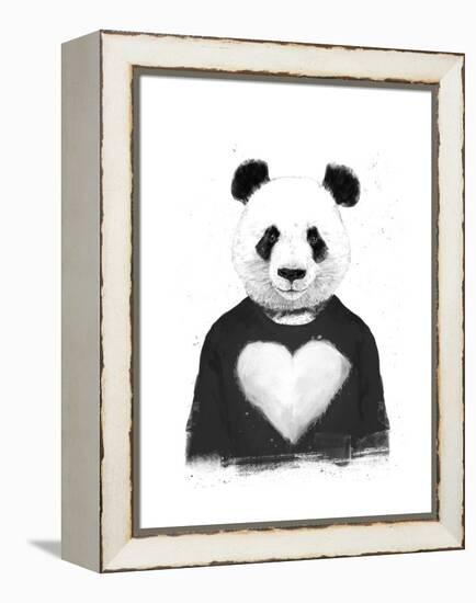 Lovely Panda-Balazs Solti-Framed Stretched Canvas