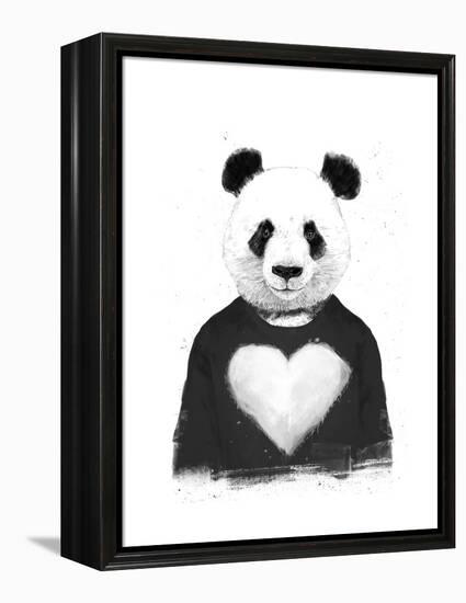 Lovely Panda-Balazs Solti-Framed Stretched Canvas