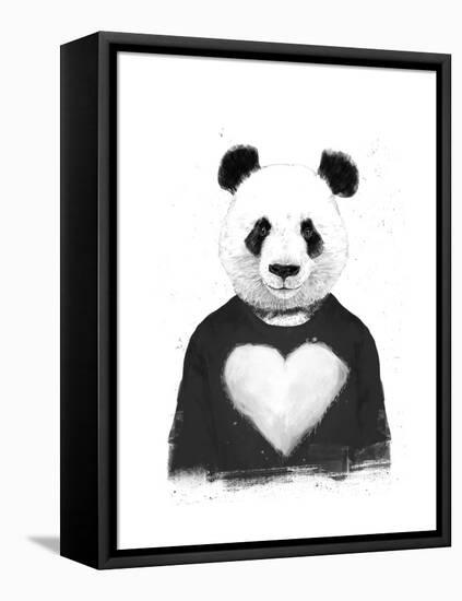 Lovely Panda-Balazs Solti-Framed Stretched Canvas