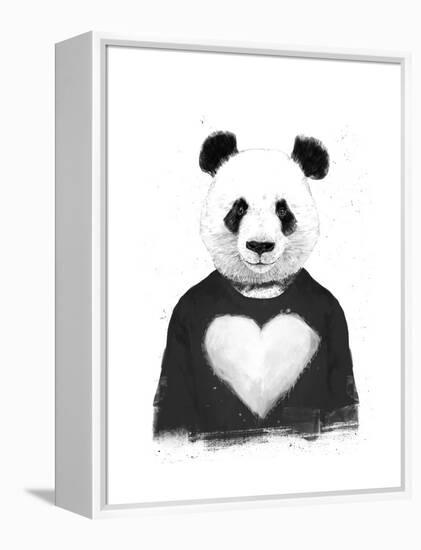 Lovely Panda-Balazs Solti-Framed Stretched Canvas