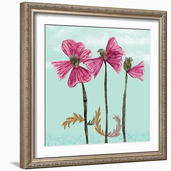 Lovely Poppies Print-Cody Alice Moore-Framed Art Print