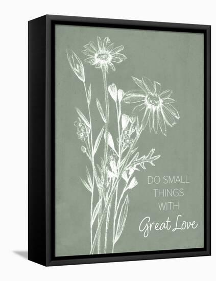 Lovely Wildflower Quotes II-Melissa Wang-Framed Stretched Canvas