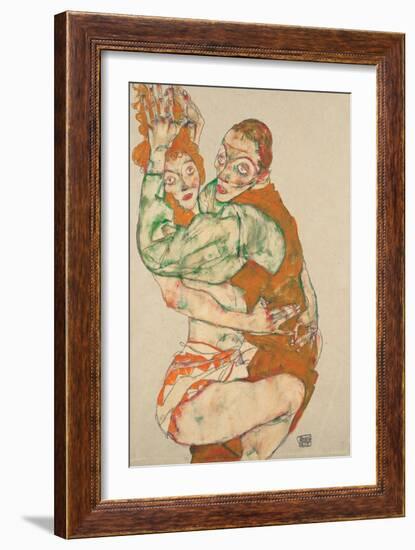 Lovemaking, 1915-Egon Schiele-Framed Giclee Print