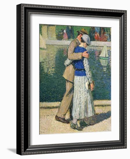 Lovers, 1932-1935-Henri Martin-Framed Giclee Print