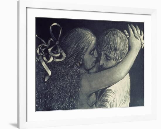 Lovers, 1976-Evelyn Williams-Framed Giclee Print