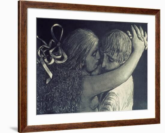 Lovers, 1976-Evelyn Williams-Framed Giclee Print