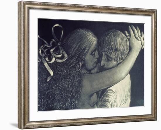 Lovers, 1976-Evelyn Williams-Framed Giclee Print