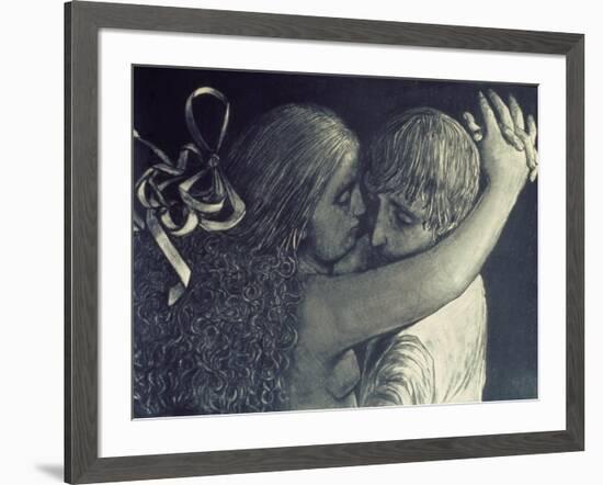 Lovers, 1976-Evelyn Williams-Framed Giclee Print