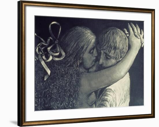 Lovers, 1976-Evelyn Williams-Framed Giclee Print