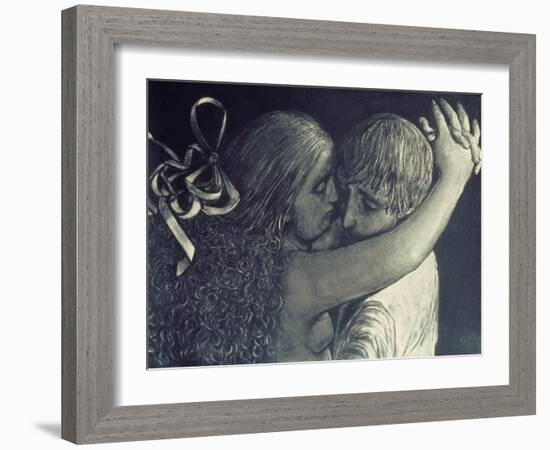 Lovers, 1976-Evelyn Williams-Framed Giclee Print