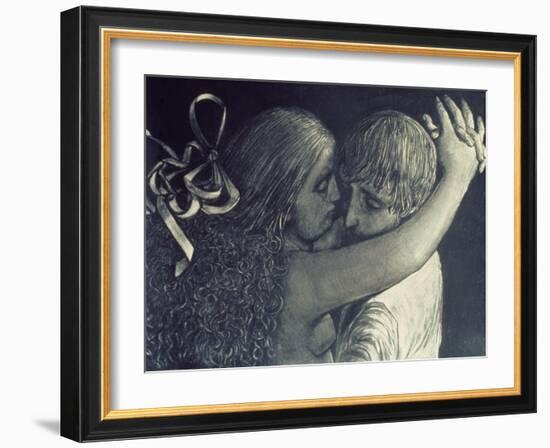 Lovers, 1976-Evelyn Williams-Framed Giclee Print