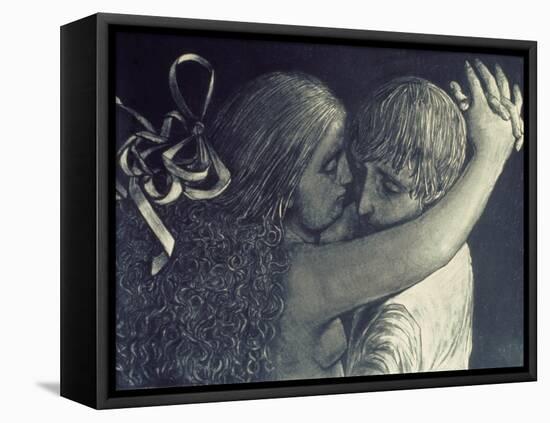 Lovers, 1976-Evelyn Williams-Framed Premier Image Canvas