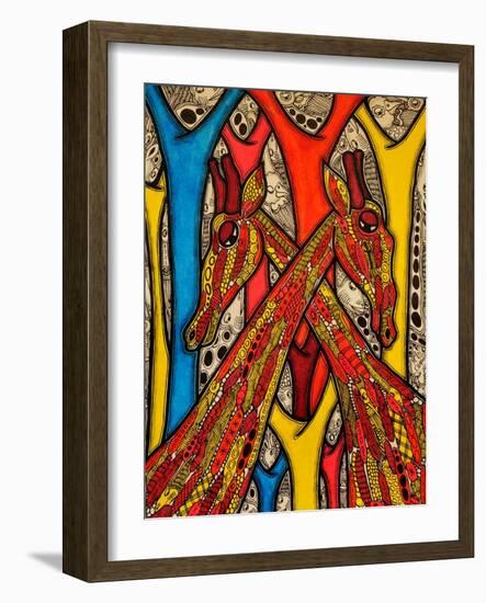 Lovers, 2013-Muktair Oladoja-Framed Giclee Print