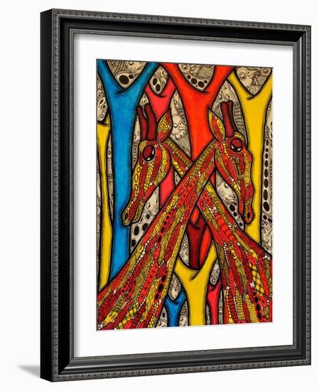 Lovers, 2013-Muktair Oladoja-Framed Giclee Print