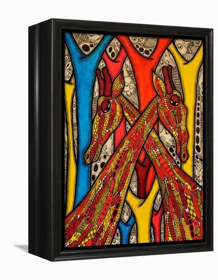 Lovers, 2013-Muktair Oladoja-Framed Premier Image Canvas