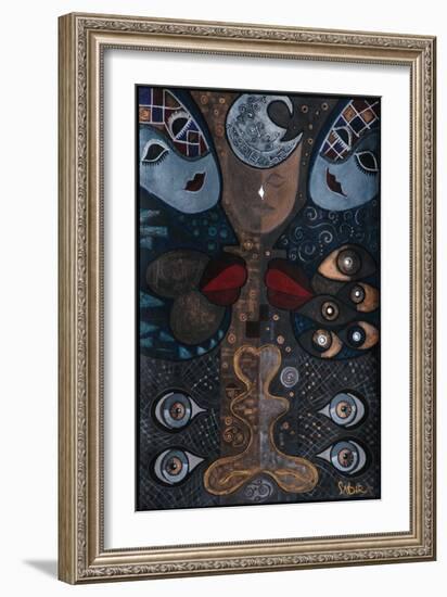 Lovers, 2013-Sabira Manek-Framed Giclee Print