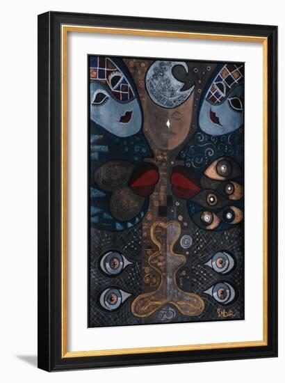 Lovers, 2013-Sabira Manek-Framed Giclee Print