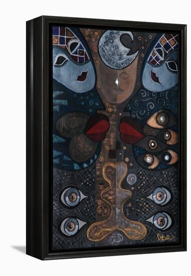 Lovers, 2013-Sabira Manek-Framed Premier Image Canvas