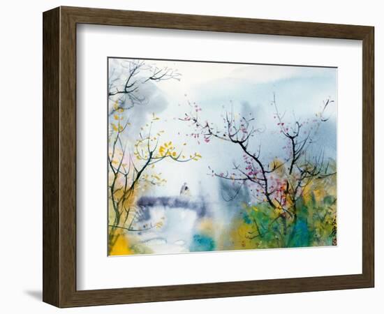 Lovers at Chi Tou-Chi Wen-Framed Giclee Print