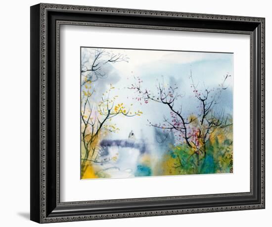 Lovers at Chi Tou-Chi Wen-Framed Giclee Print
