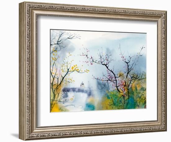 Lovers at Chi Tou-Chi Wen-Framed Premium Giclee Print