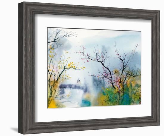 Lovers at Chi Tou-Chi Wen-Framed Premium Giclee Print