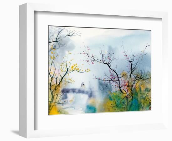 Lovers at Chi Tou-Chi Wen-Framed Premium Giclee Print