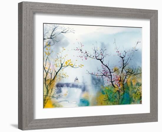 Lovers at Chi Tou-Chi Wen-Framed Giclee Print