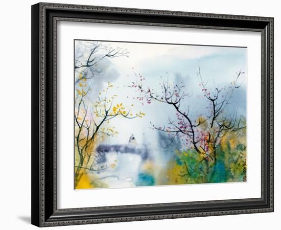 Lovers at Chi Tou-Chi Wen-Framed Giclee Print