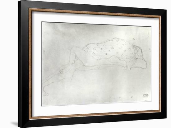 Lovers, c.1913-Gustav Klimt-Framed Giclee Print