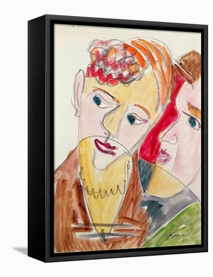 Lovers H 'Die Hembusse', 1931-Ernst Ludwig Kirchner-Framed Premier Image Canvas