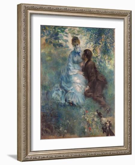 Lovers (Idyl), 1875-Pierre-Auguste Renoir-Framed Giclee Print