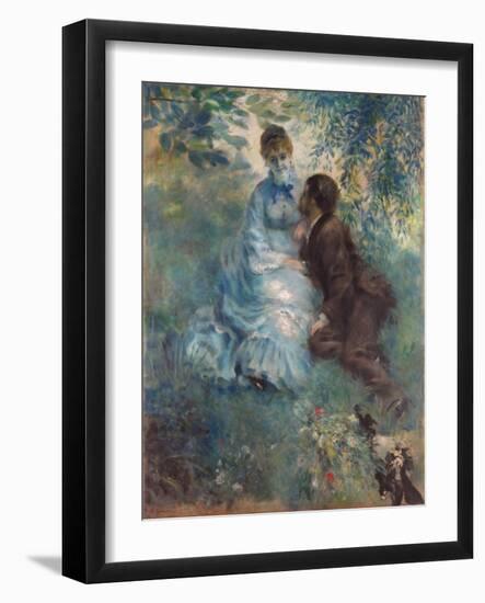 Lovers (Idyl), 1875-Pierre-Auguste Renoir-Framed Giclee Print