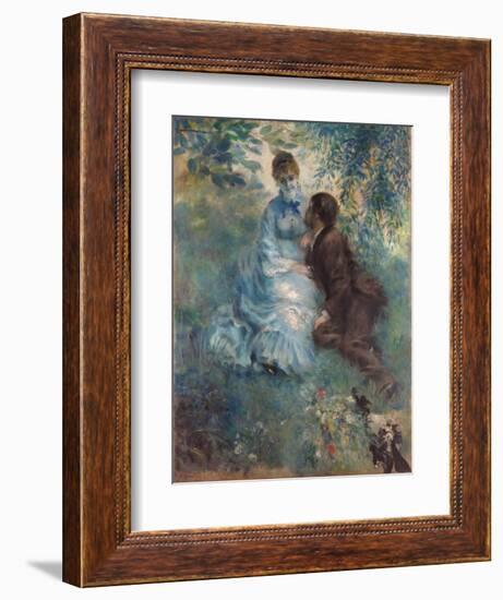 Lovers (Idyl), 1875-Pierre-Auguste Renoir-Framed Giclee Print