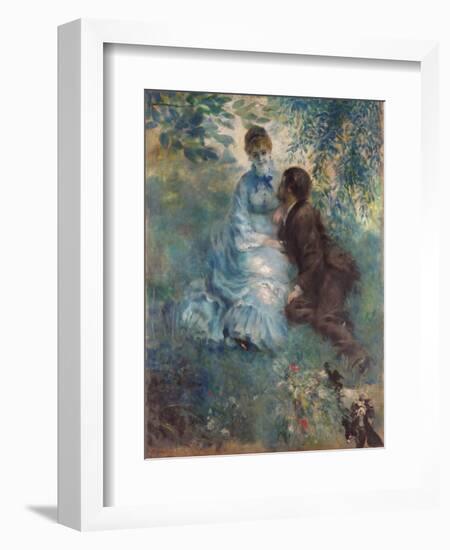 Lovers (Idyl), 1875-Pierre-Auguste Renoir-Framed Giclee Print