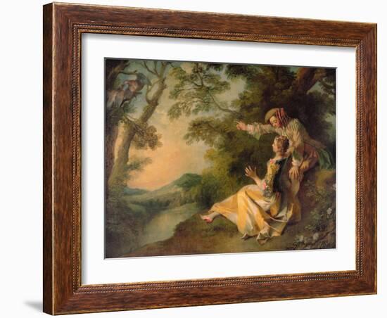 Lovers in a Landscape-Nicolas Lancret-Framed Giclee Print