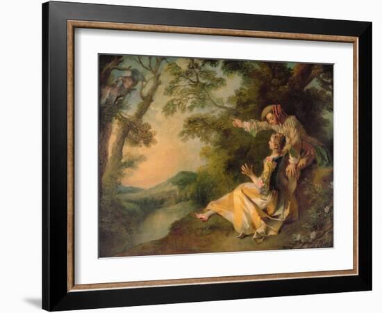 Lovers in a Landscape-Nicolas Lancret-Framed Giclee Print