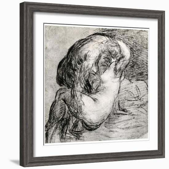 Lovers (Jupiter and I), C1560-Titian (Tiziano Vecelli)-Framed Giclee Print