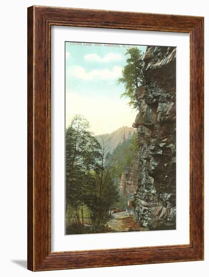 Lovers Leap, Asheville, North Carolina-null-Framed Art Print