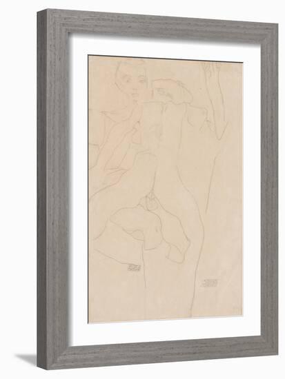 Lovers; Liebespaar, 1911-Egon Schiele-Framed Giclee Print