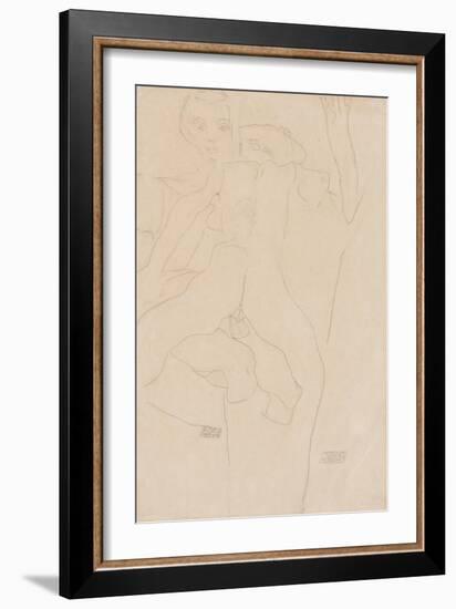 Lovers; Liebespaar, 1911-Egon Schiele-Framed Giclee Print