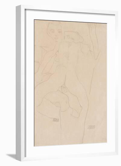 Lovers; Liebespaar, 1911-Egon Schiele-Framed Giclee Print