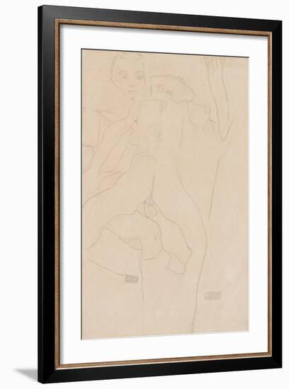 Lovers; Liebespaar, 1911-Egon Schiele-Framed Giclee Print