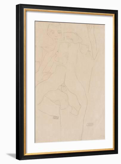 Lovers; Liebespaar, 1911-Egon Schiele-Framed Giclee Print