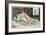 Lovers on a Bed, Published 1835, Reprinted in 1908-Peter Fendi-Framed Giclee Print