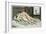 Lovers on a Bed, Published 1835, Reprinted in 1908-Peter Fendi-Framed Giclee Print