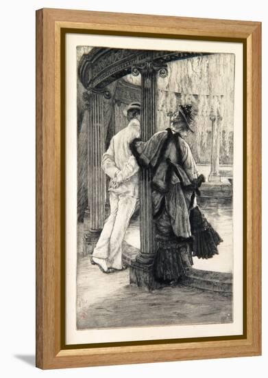 Lovers' Quarrel, 1876-James Jacques Joseph Tissot-Framed Premier Image Canvas