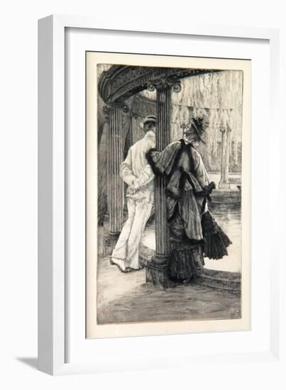 Lovers' Quarrel, 1876-James Jacques Joseph Tissot-Framed Giclee Print