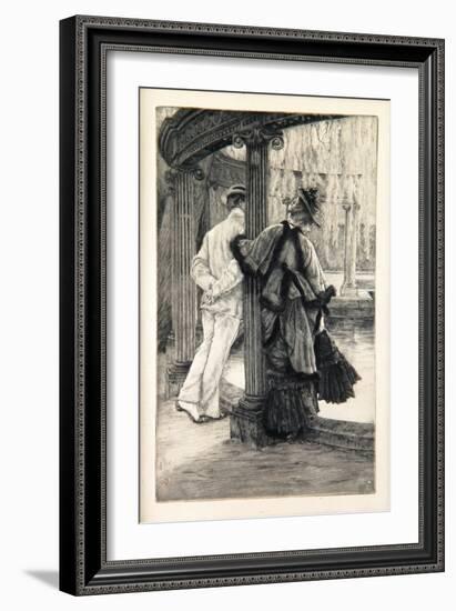 Lovers' Quarrel, 1876-James Jacques Joseph Tissot-Framed Giclee Print