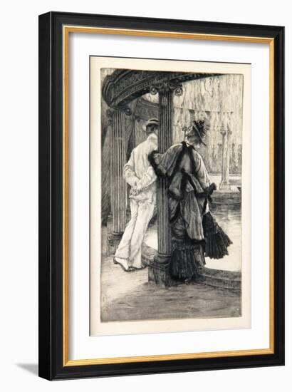 Lovers' Quarrel, 1876-James Jacques Joseph Tissot-Framed Giclee Print